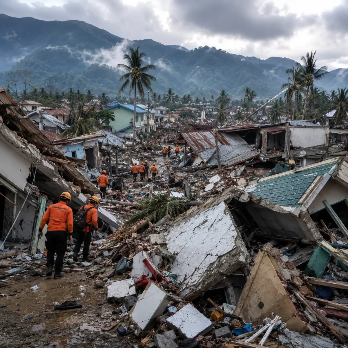 Indonesia Earthquake Death Toll Rises After Powerful 7.7 Magnitude Quake
